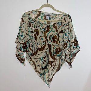 Printed Poncho
